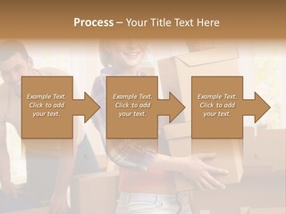 Blond European Clothing PowerPoint Template