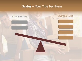 Blond European Clothing PowerPoint Template