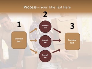Blond European Clothing PowerPoint Template