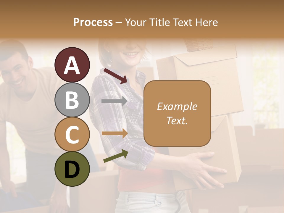 Blond European Clothing PowerPoint Template