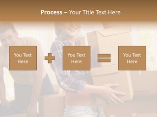 Blond European Clothing PowerPoint Template
