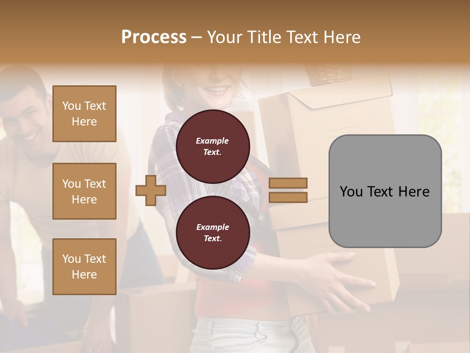 Blond European Clothing PowerPoint Template