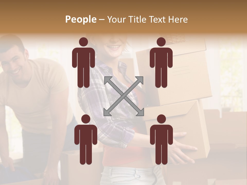 Blond European Clothing PowerPoint Template