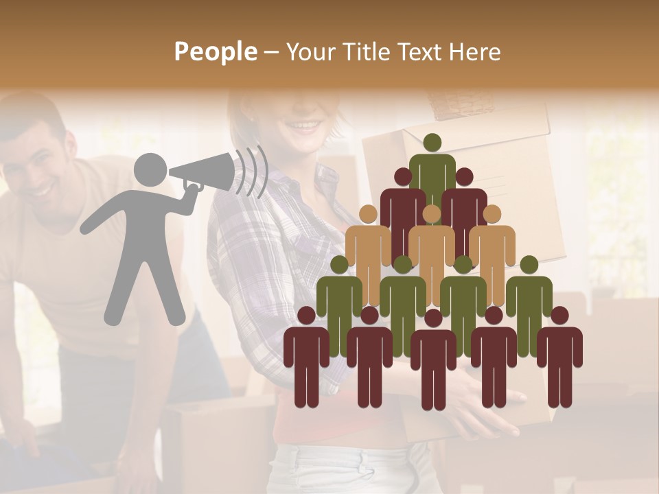 Blond European Clothing PowerPoint Template