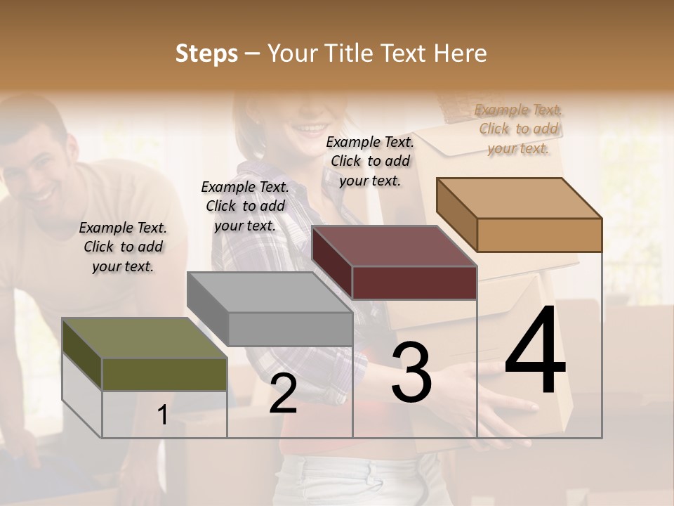 Blond European Clothing PowerPoint Template