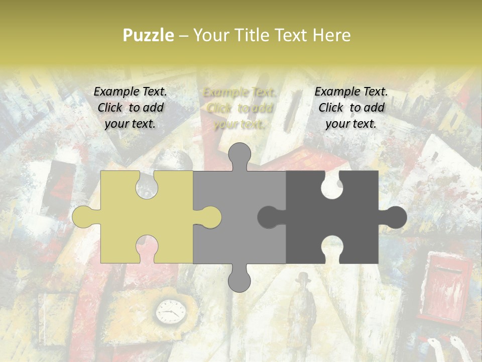 Roof Quarter Clip PowerPoint Template