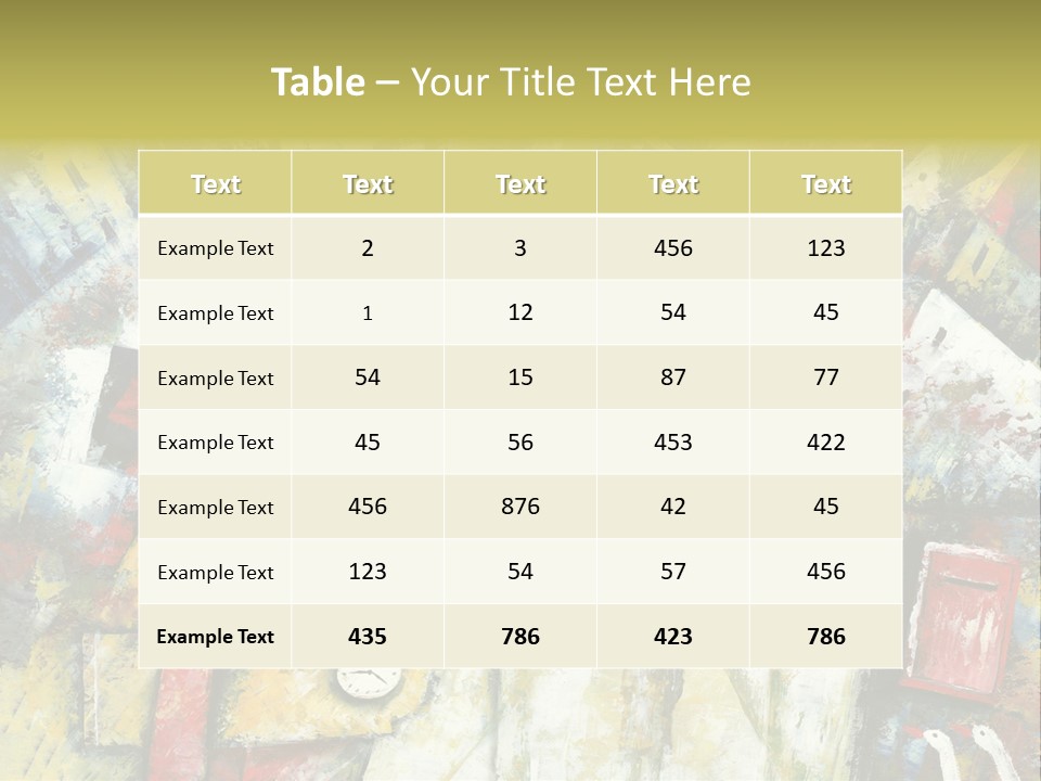 Roof Quarter Clip PowerPoint Template