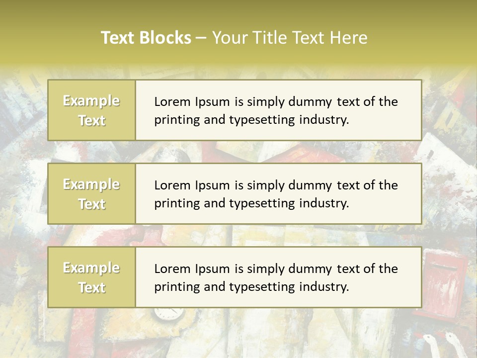 Roof Quarter Clip PowerPoint Template