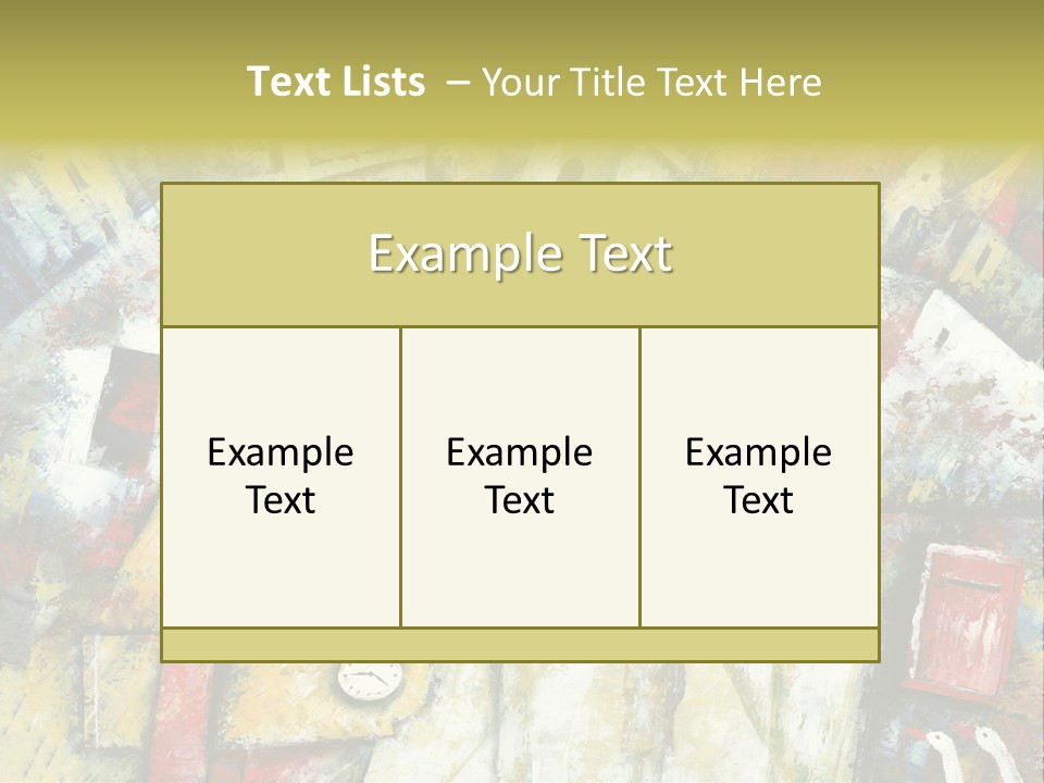 Roof Quarter Clip PowerPoint Template