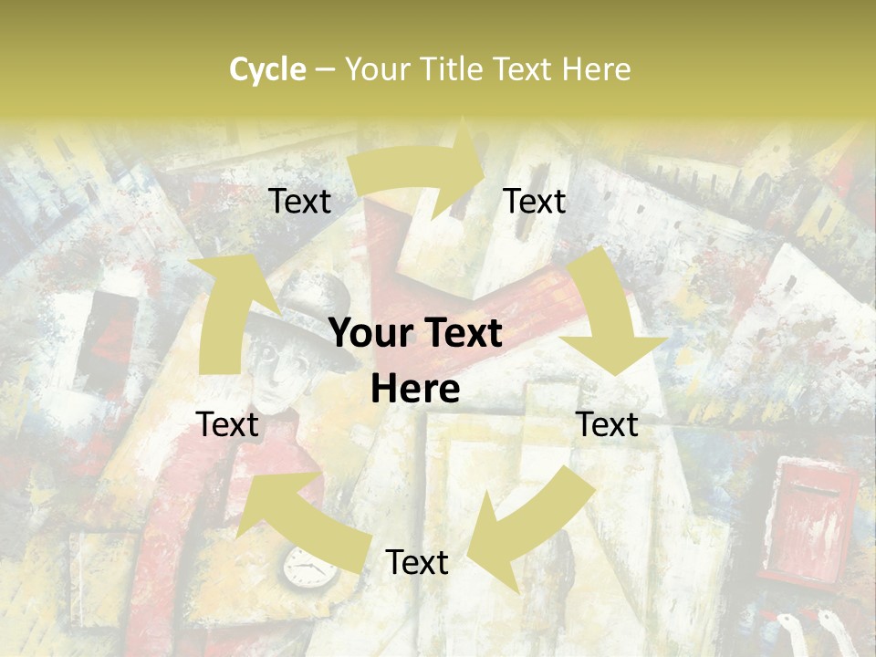 Roof Quarter Clip PowerPoint Template