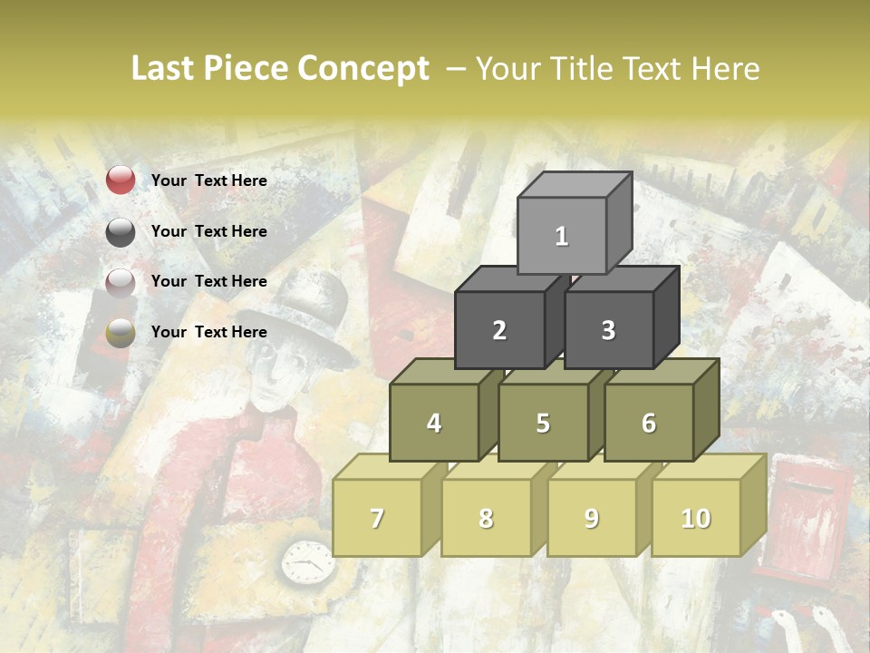 Roof Quarter Clip PowerPoint Template