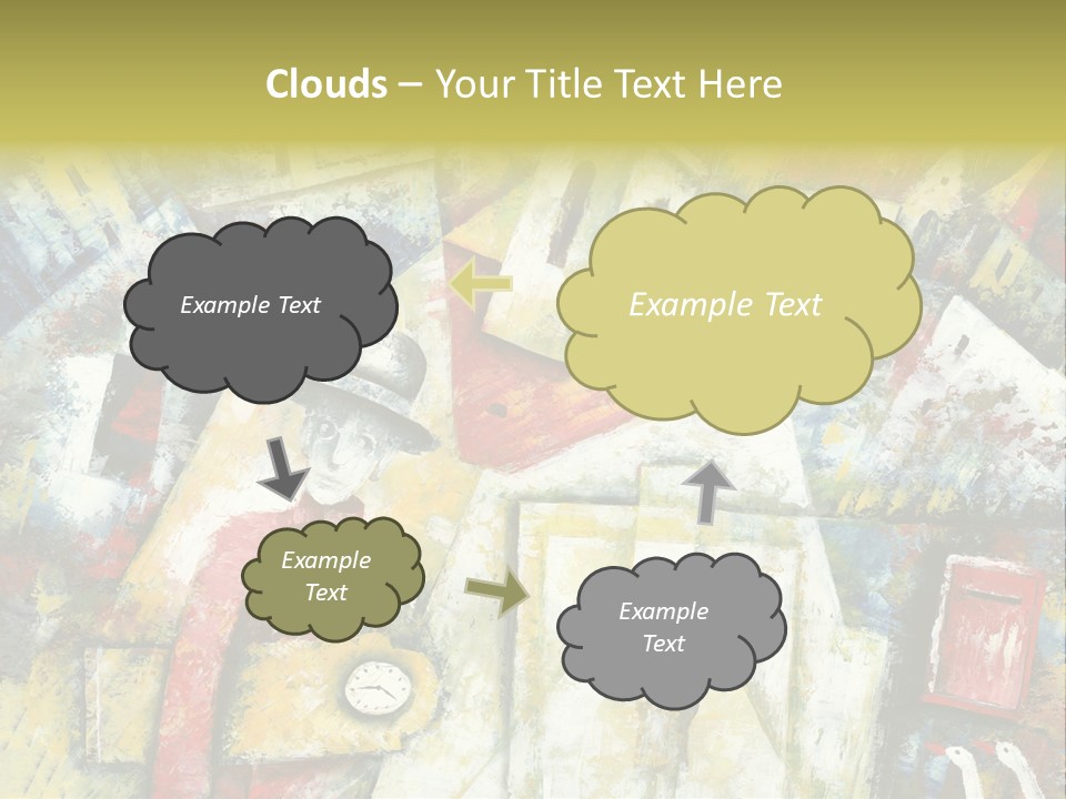 Roof Quarter Clip PowerPoint Template
