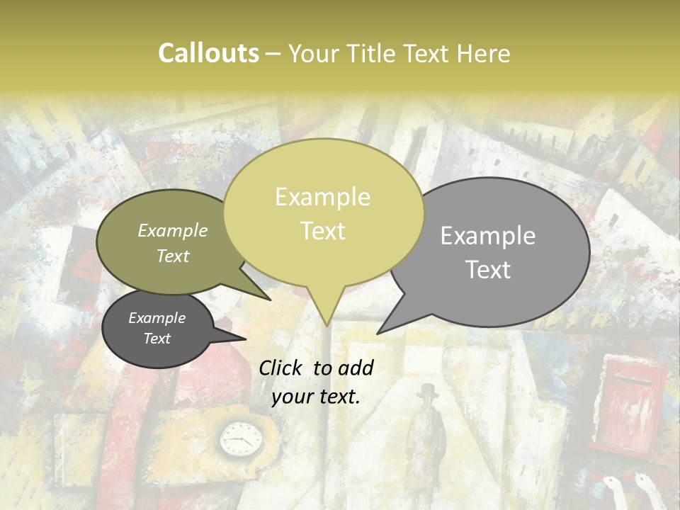 Roof Quarter Clip PowerPoint Template