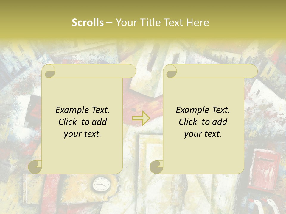 Roof Quarter Clip PowerPoint Template