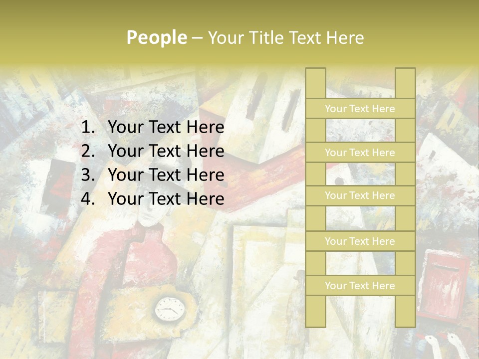 Roof Quarter Clip PowerPoint Template