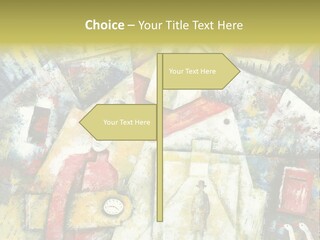 Roof Quarter Clip PowerPoint Template