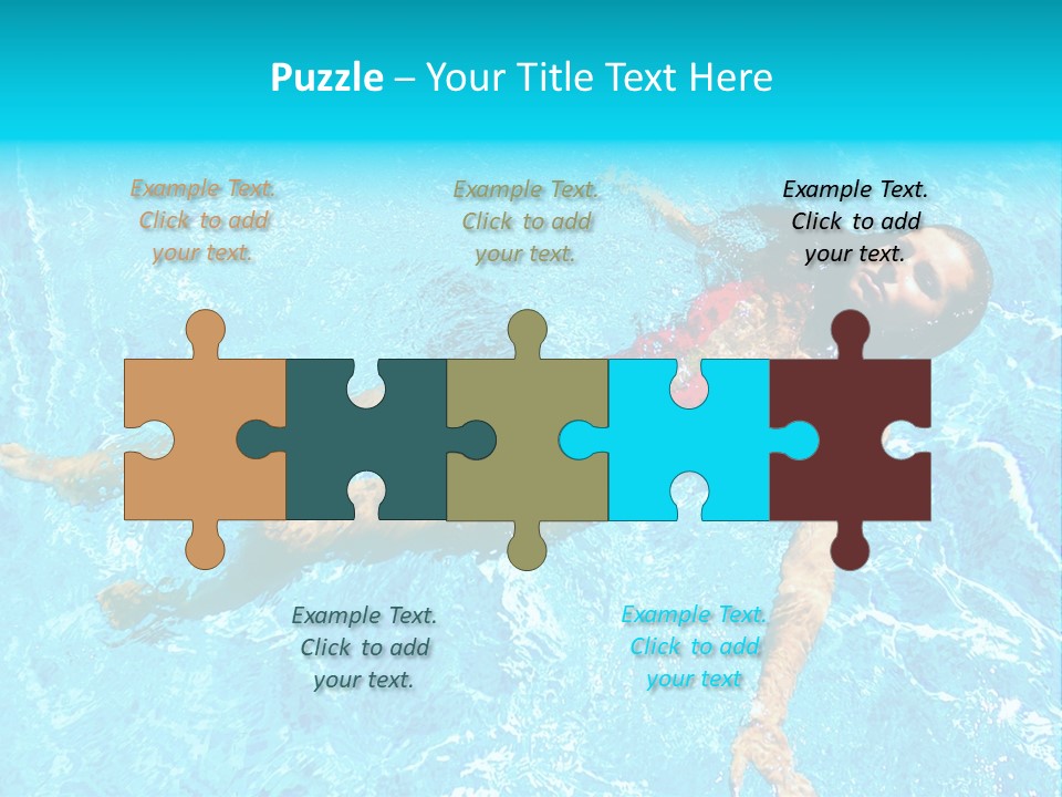 Pretty Model Woman PowerPoint Template