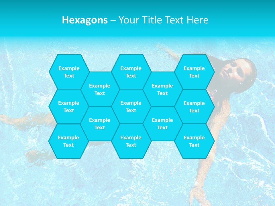 Pretty Model Woman PowerPoint Template