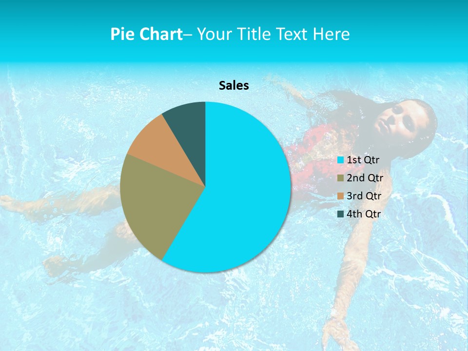 Pretty Model Woman PowerPoint Template