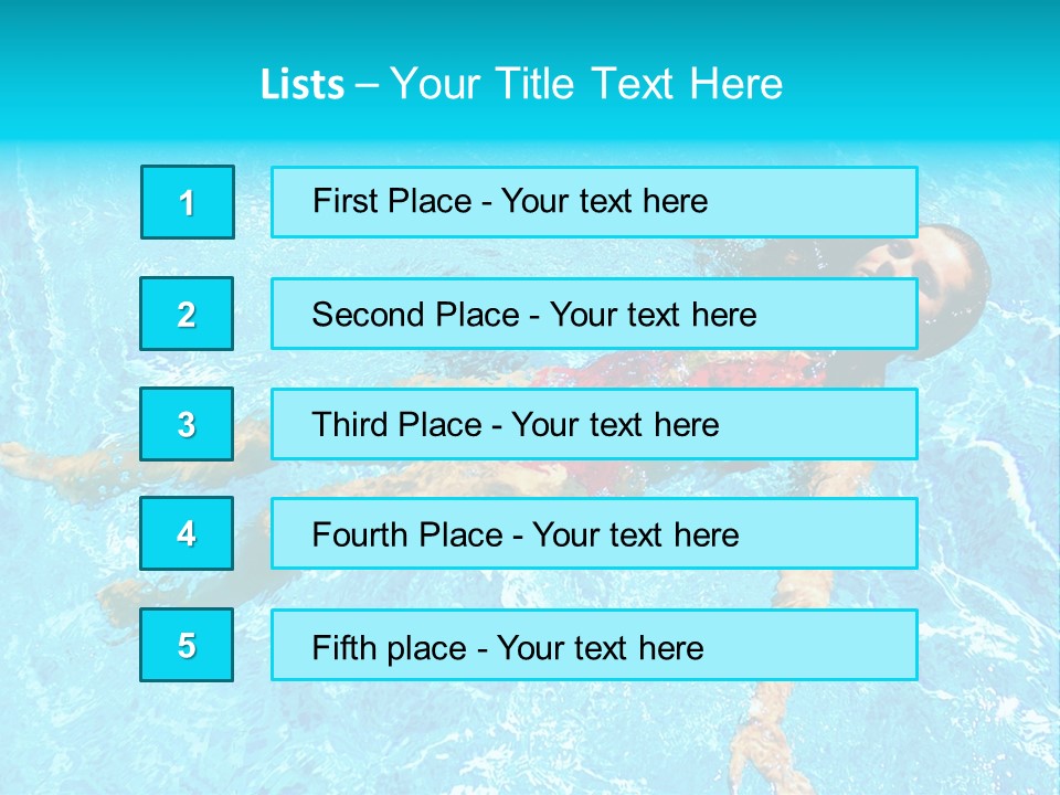 Pretty Model Woman PowerPoint Template
