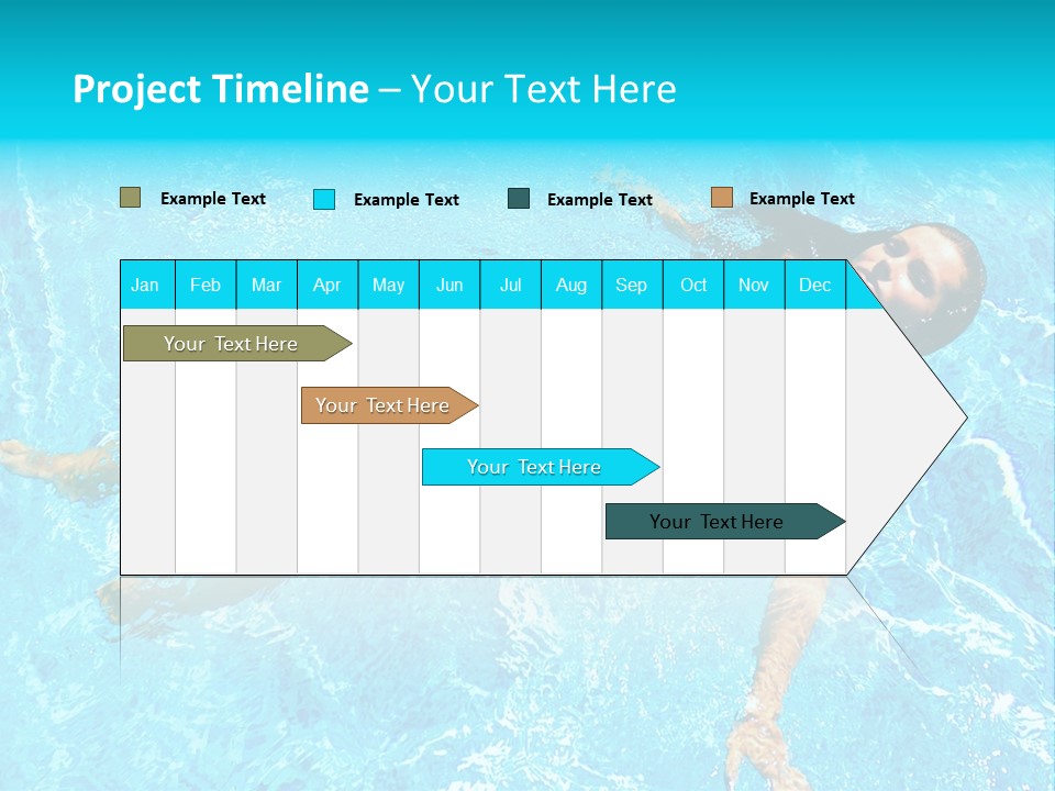 Pretty Model Woman PowerPoint Template
