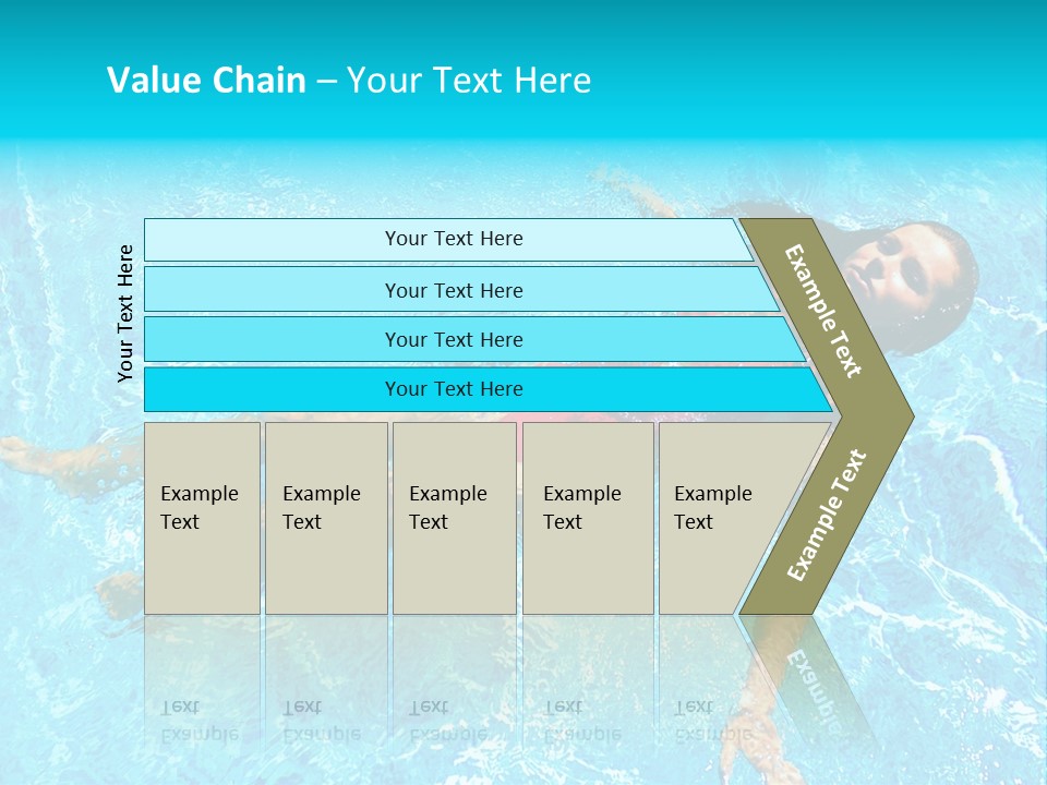 Pretty Model Woman PowerPoint Template