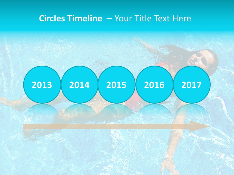 Pretty Model Woman PowerPoint Template