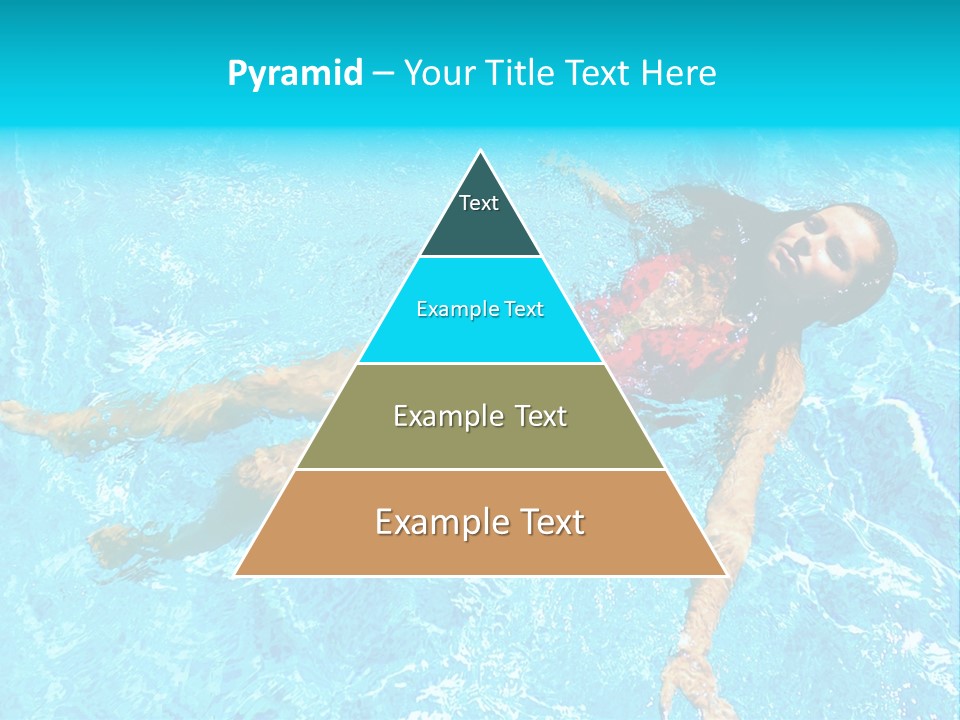 Pretty Model Woman PowerPoint Template