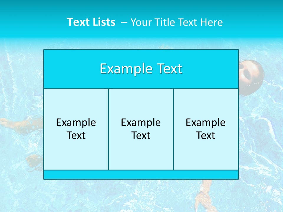Pretty Model Woman PowerPoint Template