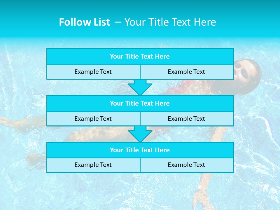 Pretty Model Woman PowerPoint Template