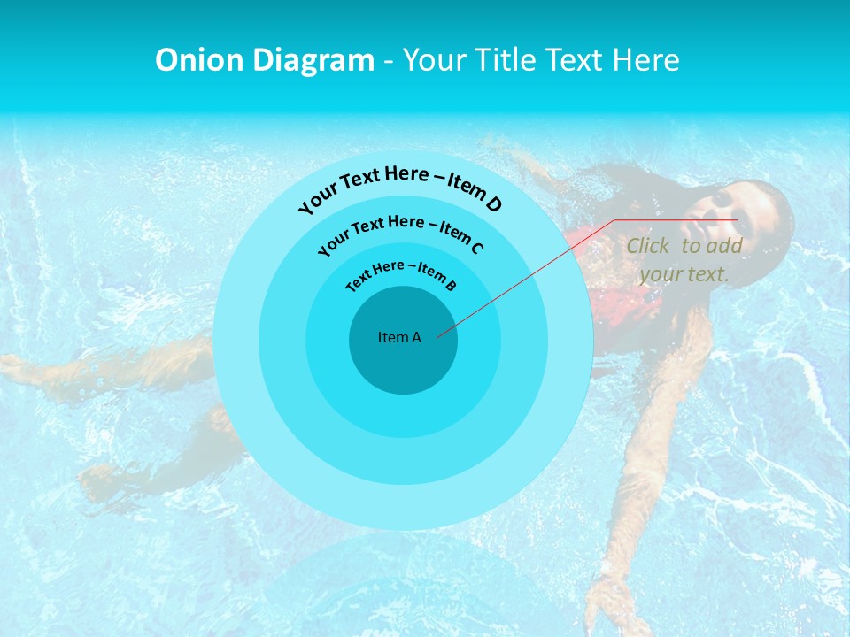 Pretty Model Woman PowerPoint Template