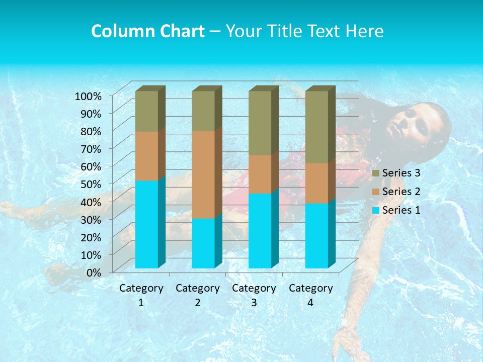 Pretty Model Woman PowerPoint Template