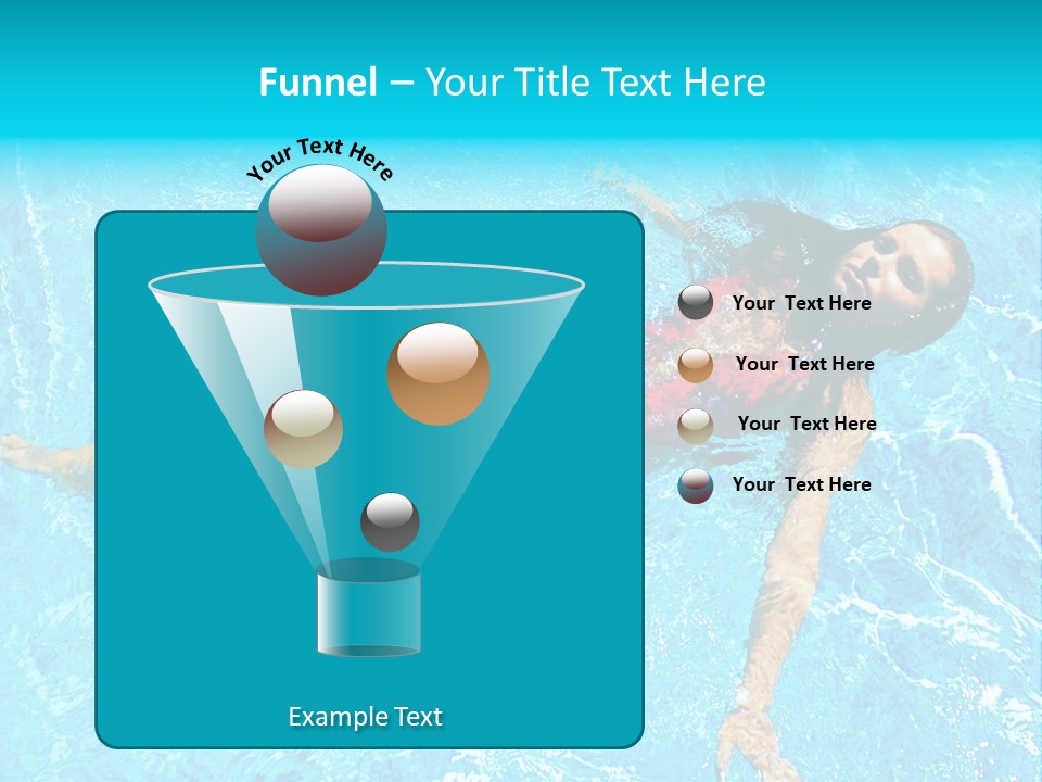 Pretty Model Woman PowerPoint Template