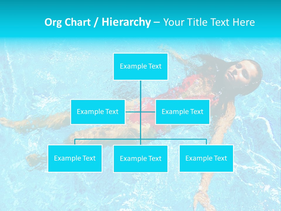 Pretty Model Woman PowerPoint Template