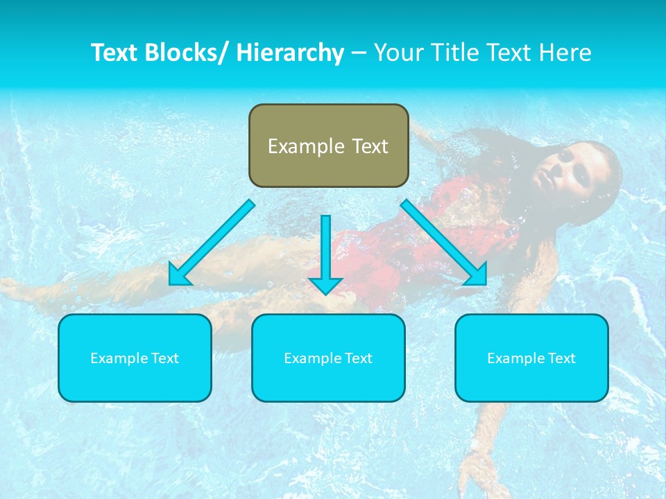 Pretty Model Woman PowerPoint Template