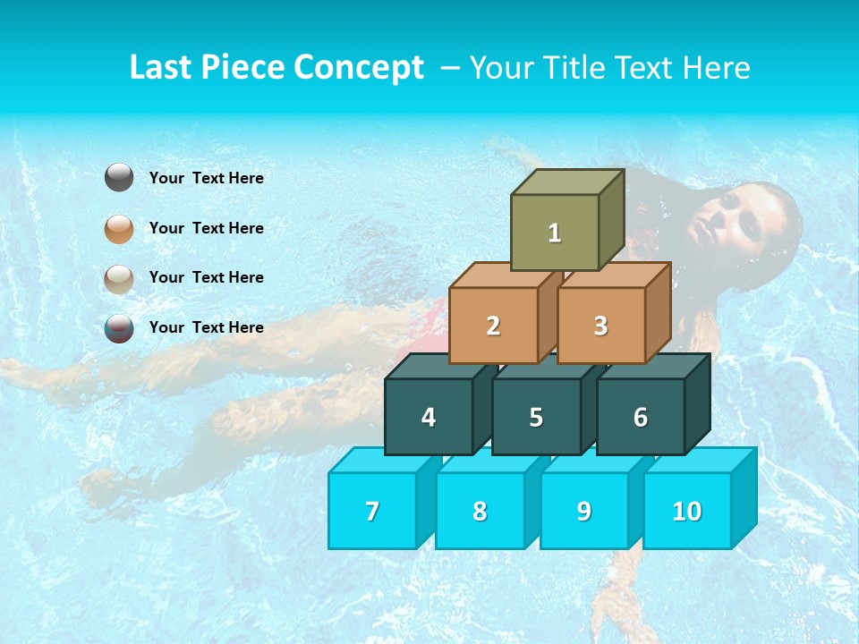 Pretty Model Woman PowerPoint Template