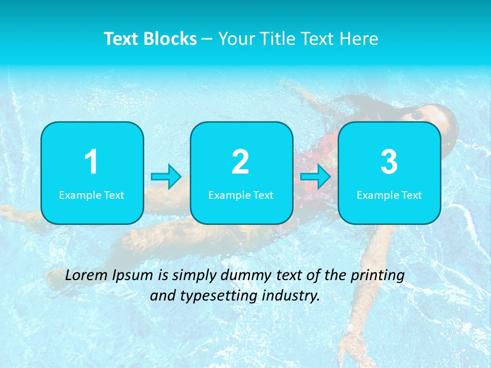 Pretty Model Woman PowerPoint Template