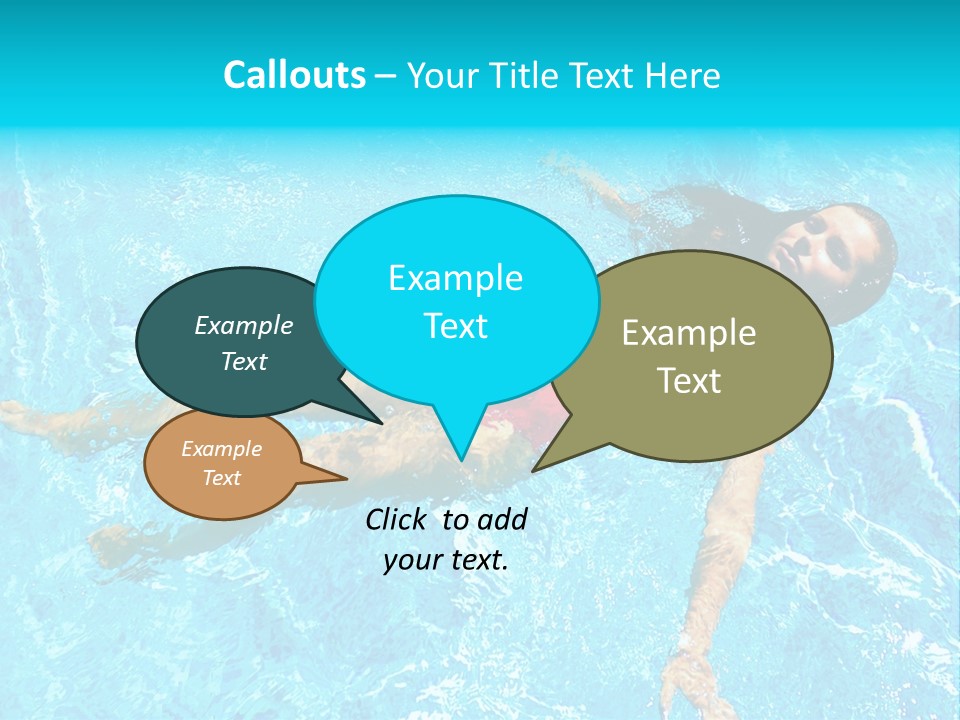 Pretty Model Woman PowerPoint Template