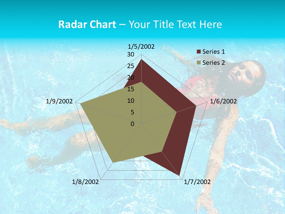 Pretty Model Woman PowerPoint Template