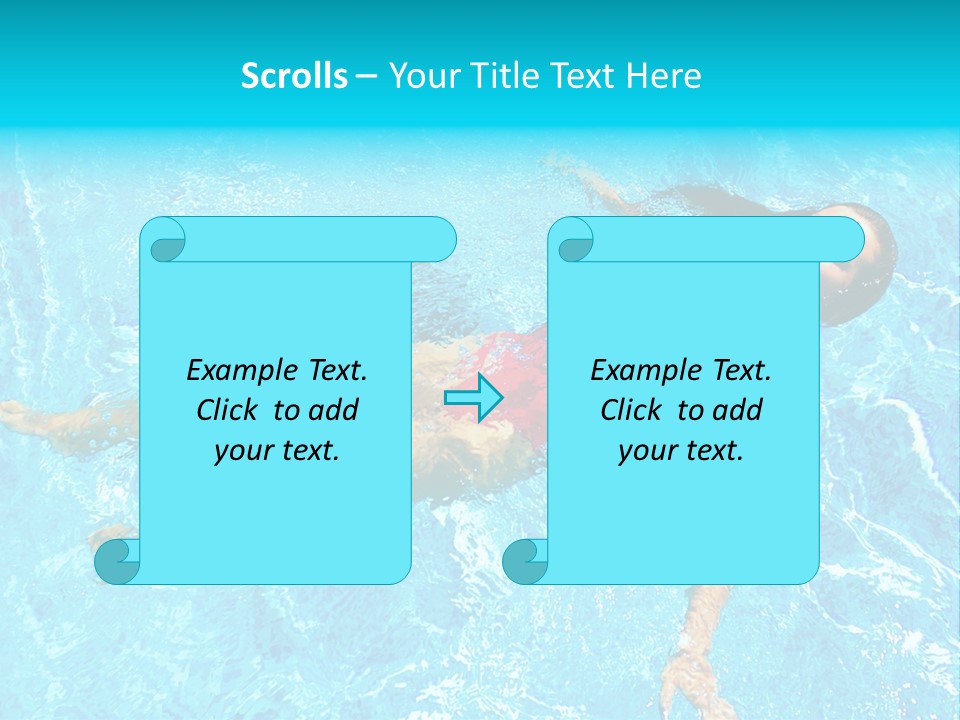 Pretty Model Woman PowerPoint Template