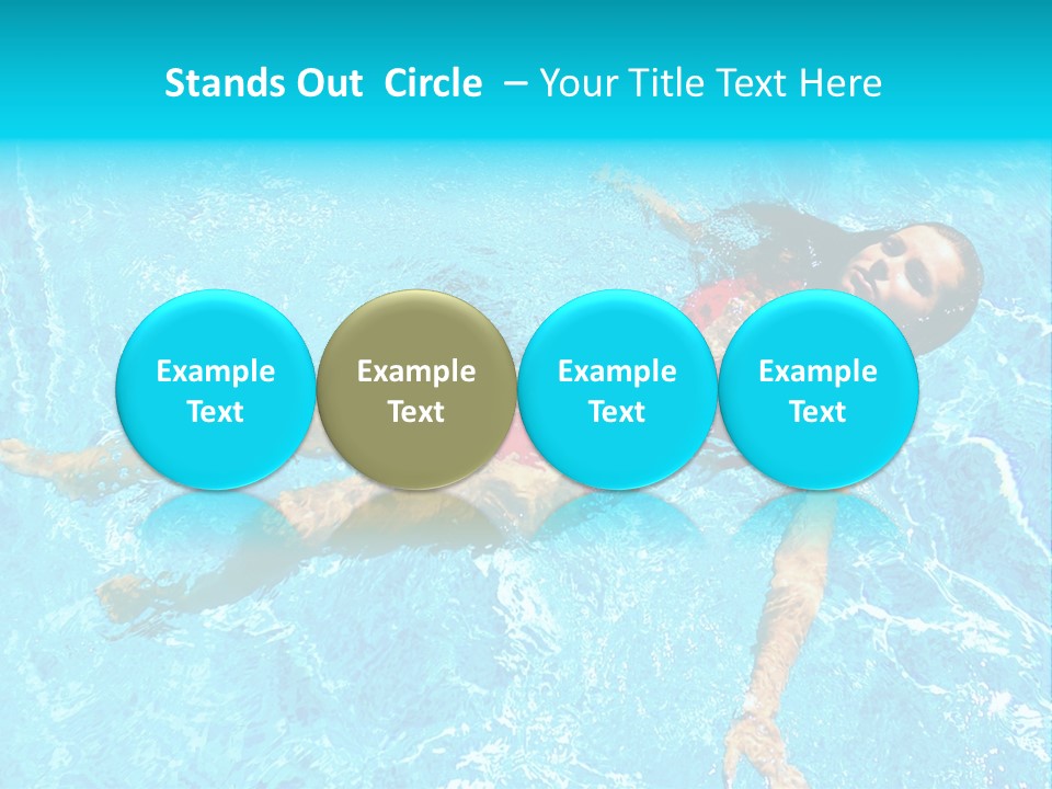 Pretty Model Woman PowerPoint Template