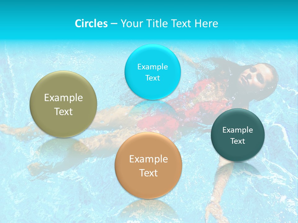 Pretty Model Woman PowerPoint Template