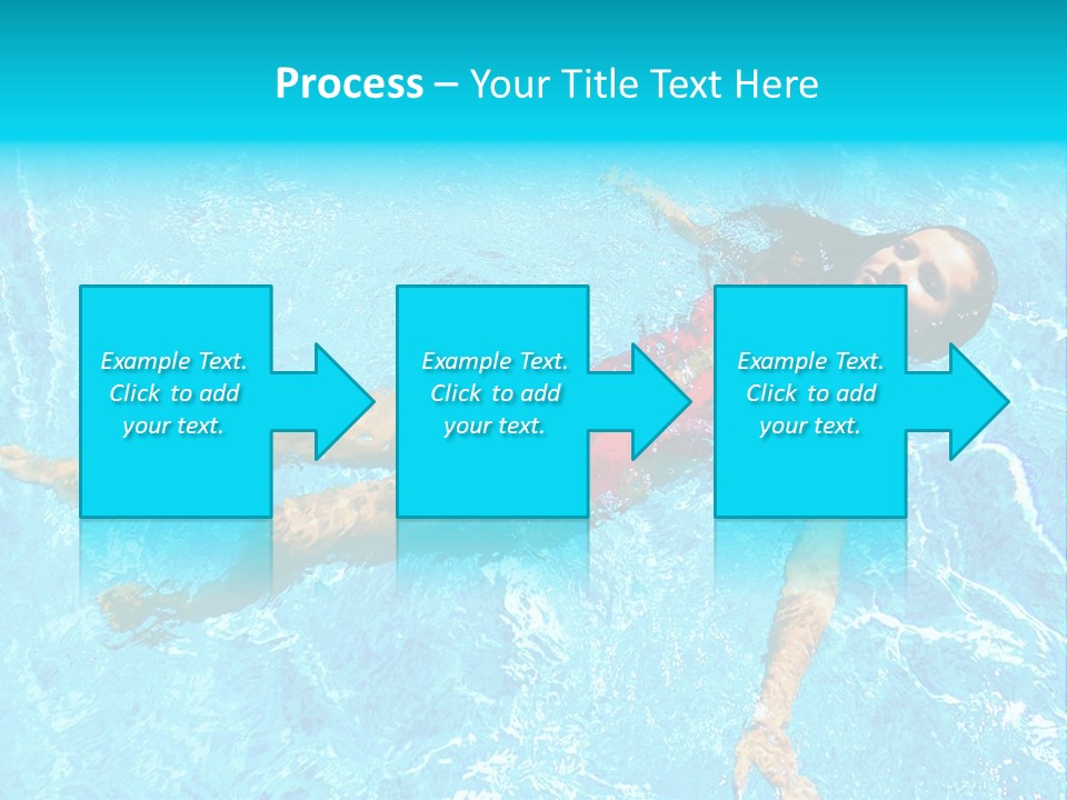 Pretty Model Woman PowerPoint Template
