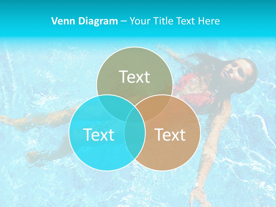 Pretty Model Woman PowerPoint Template