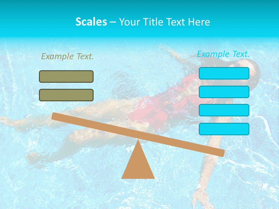 Pretty Model Woman PowerPoint Template