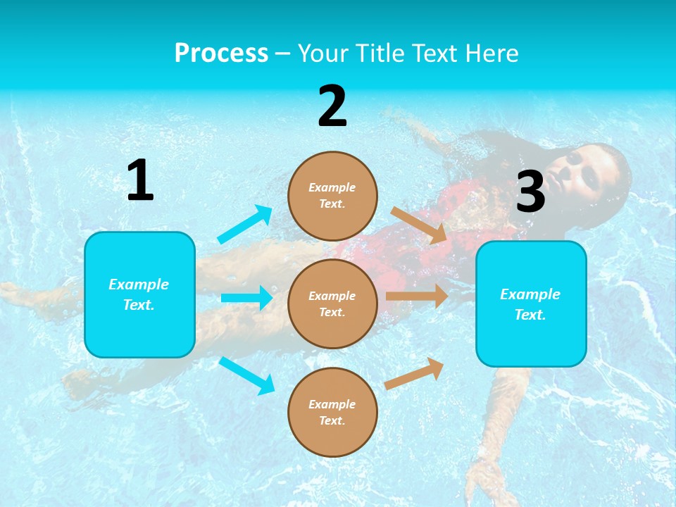 Pretty Model Woman PowerPoint Template