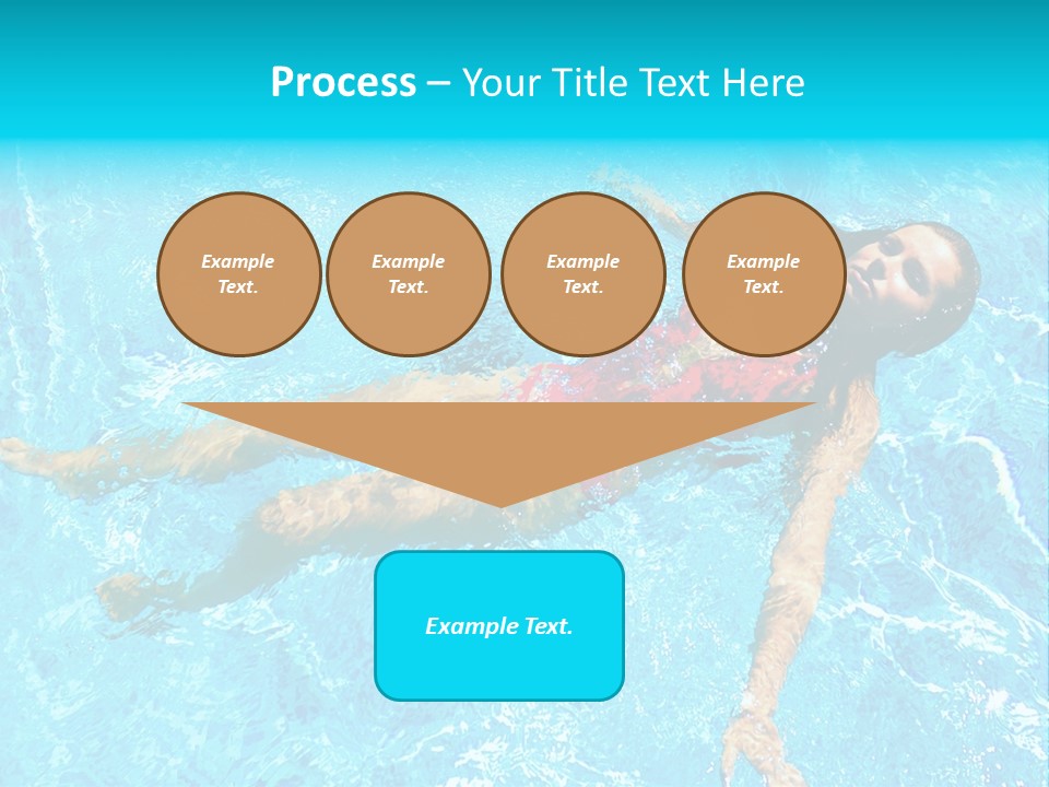 Pretty Model Woman PowerPoint Template