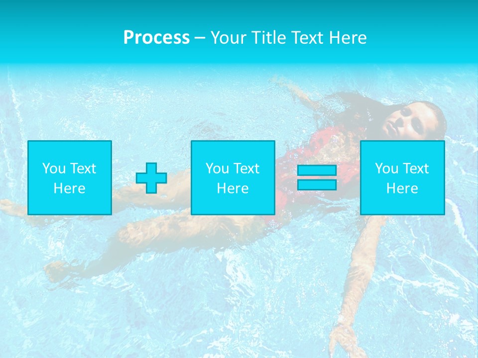 Pretty Model Woman PowerPoint Template