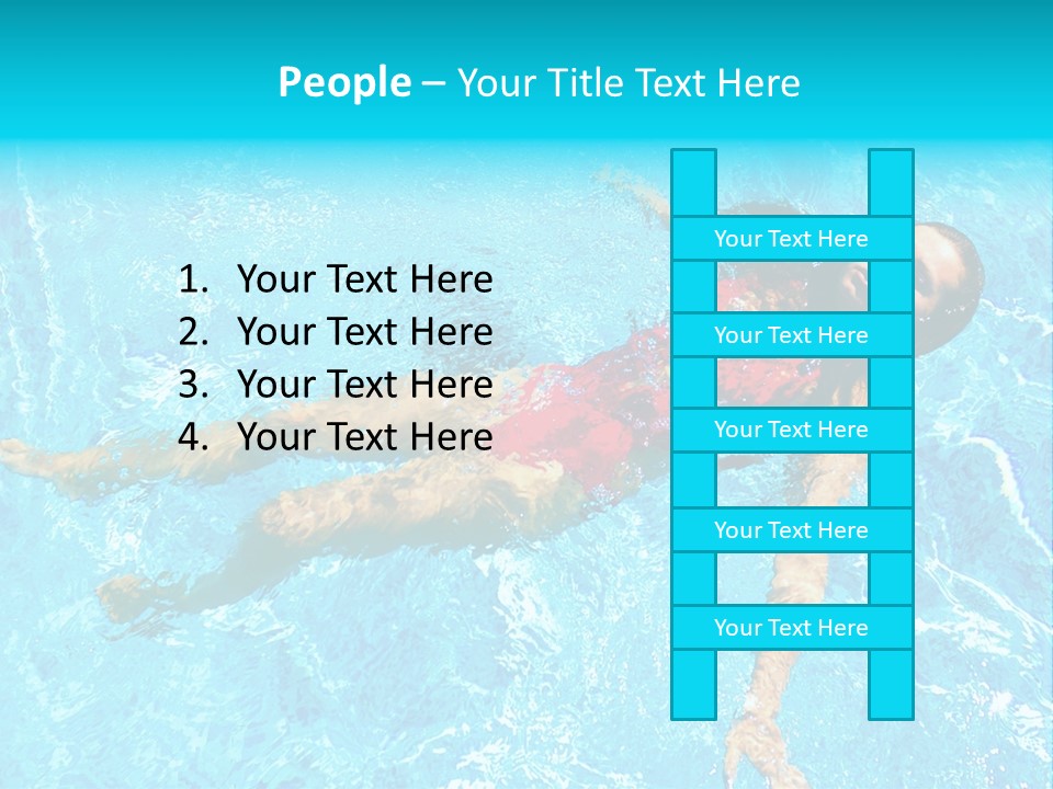 Pretty Model Woman PowerPoint Template