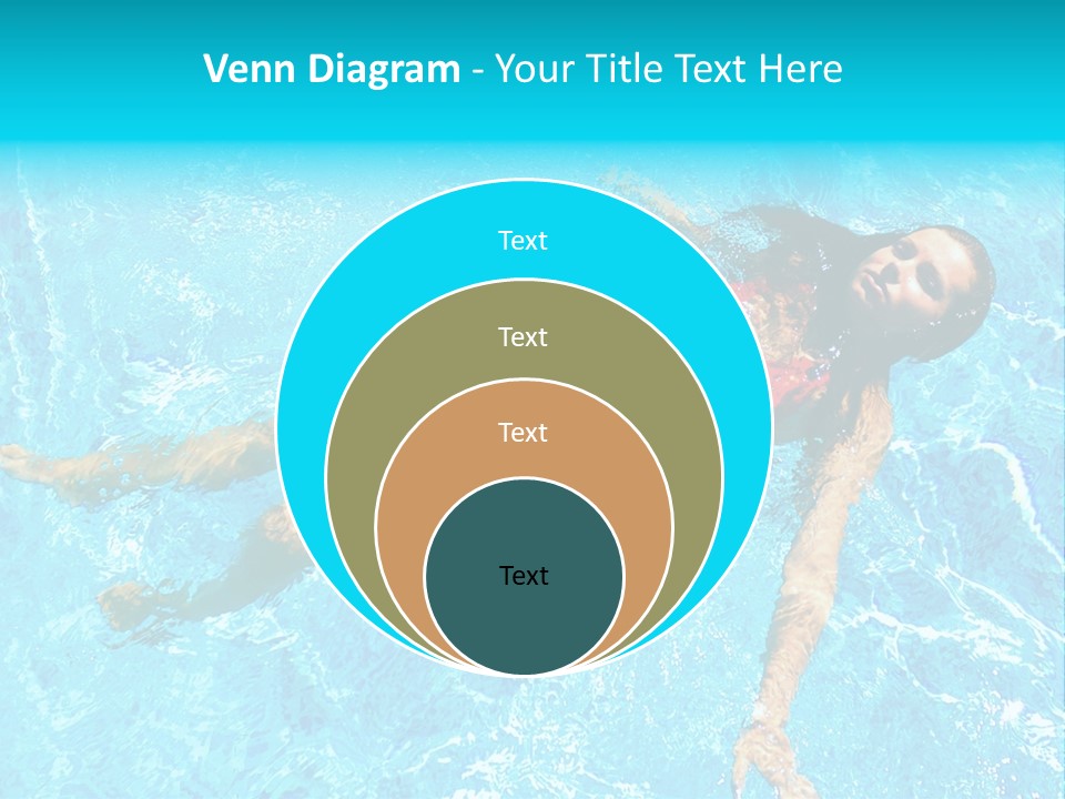 Pretty Model Woman PowerPoint Template